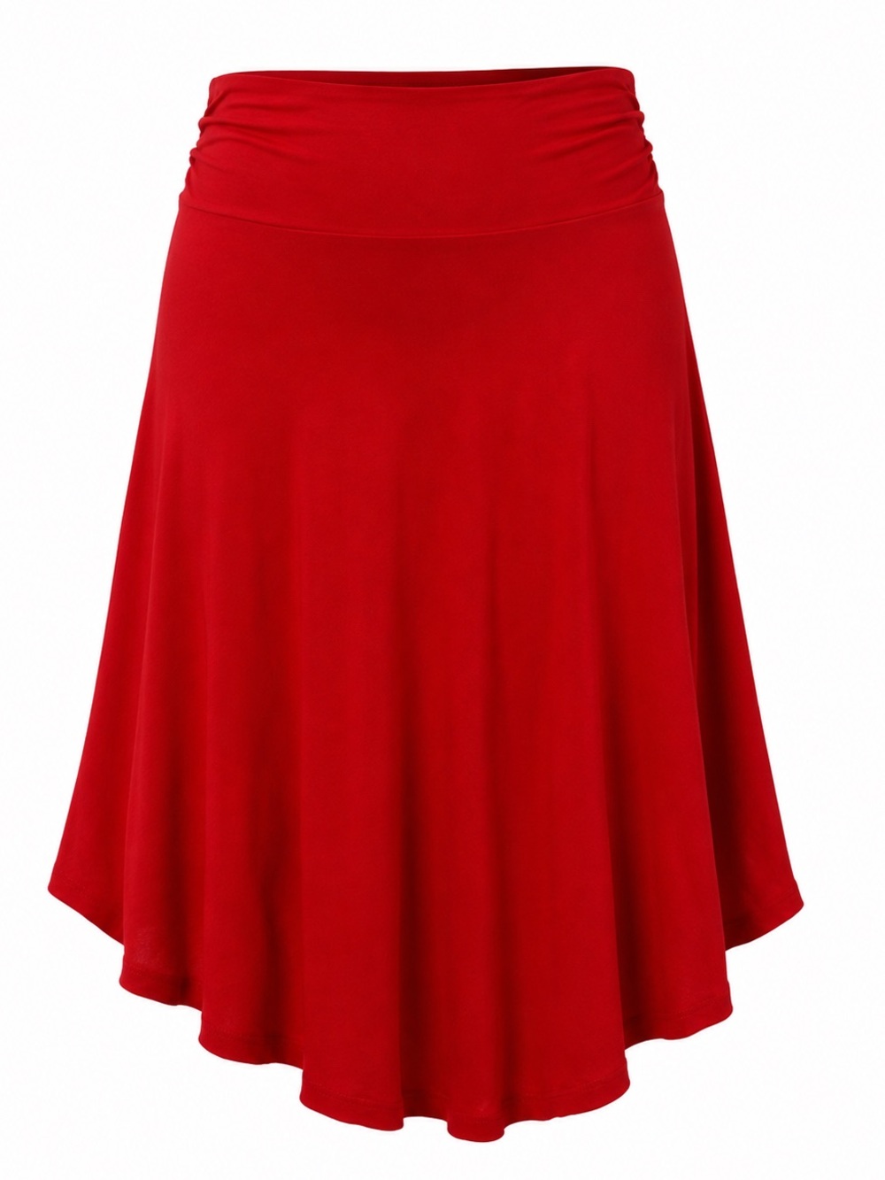 Artisan NY Red Maxi Skirt – Size M | Stretchy A-Line / Flowy Boho Artsy
